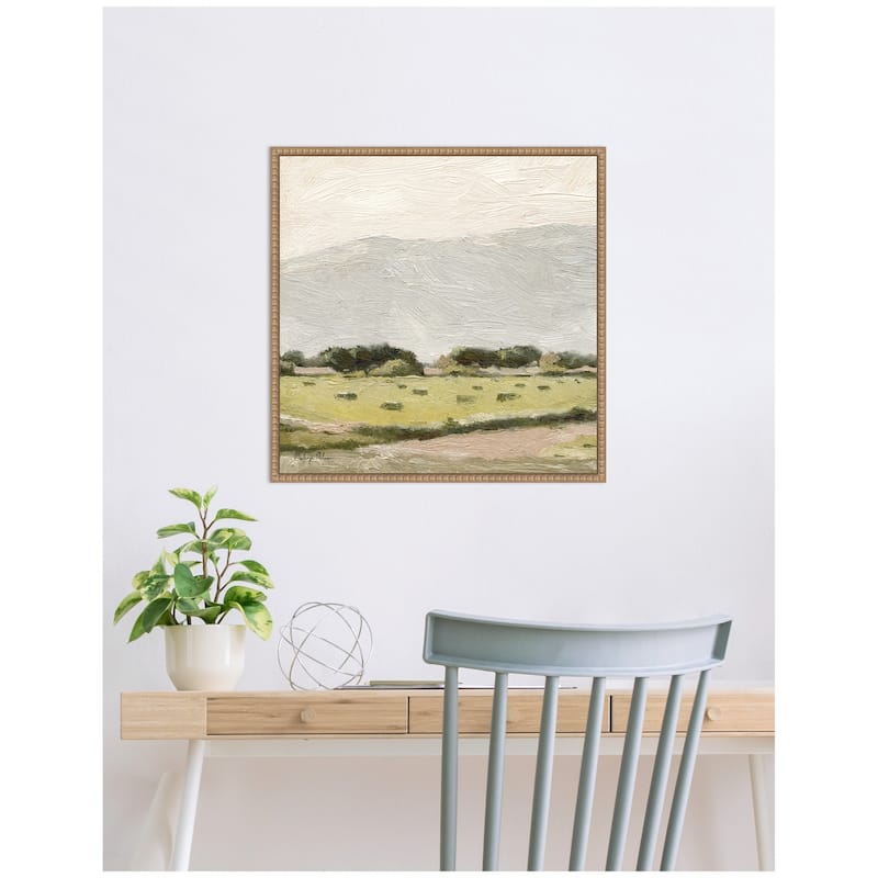 Kate and Laurel Petit Views No 11 by Mackenzie Nelson Framed Canvas Wall Art Print