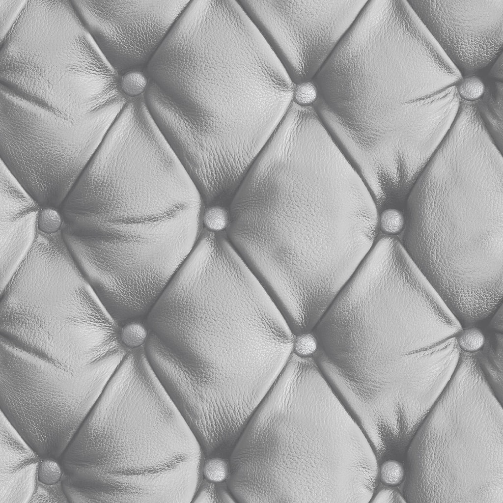 Arthouse Ella Silver Tufted Wallpaper
