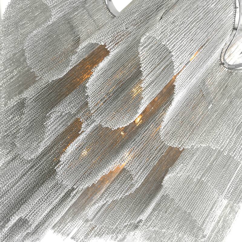 Daisy 16 Light Down Chandelier With Chrome Finish