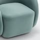 preview thumbnail 67 of 107, SEYNAR Modern Glam Velvet Upholstered 360 Degree Swivel Accent Armchair Set of 2