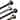 InStyleDesign Vesper Adjustable Curtain Rod 13/16 inch dia.