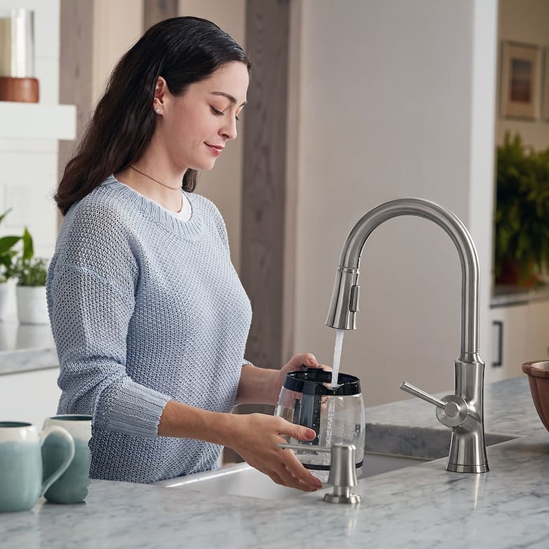 Hansgrohe Joleena 1.75 GPM Pull Down Kitchen Faucet HighArc Spout with