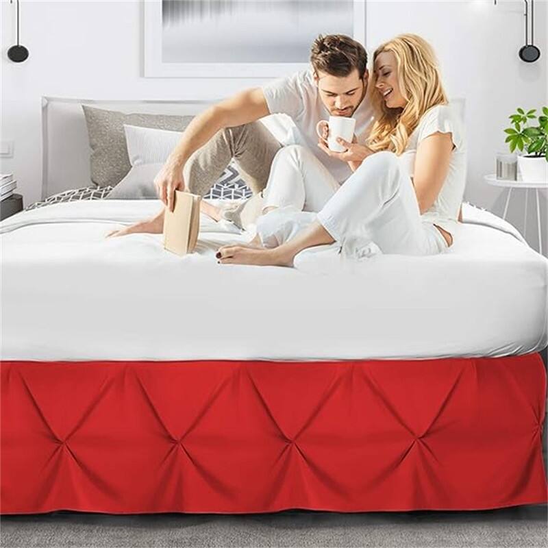 Pinch Pleat Bed Skirt