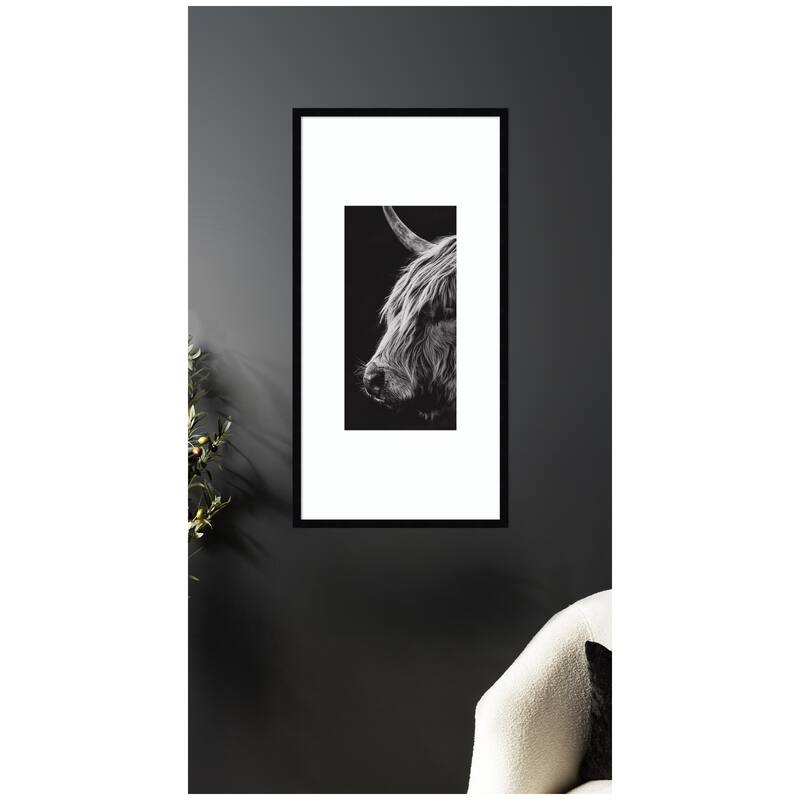 Kate and Laurel Scottish Highland by Crystal Lynn Collins Framed Wall Art Print