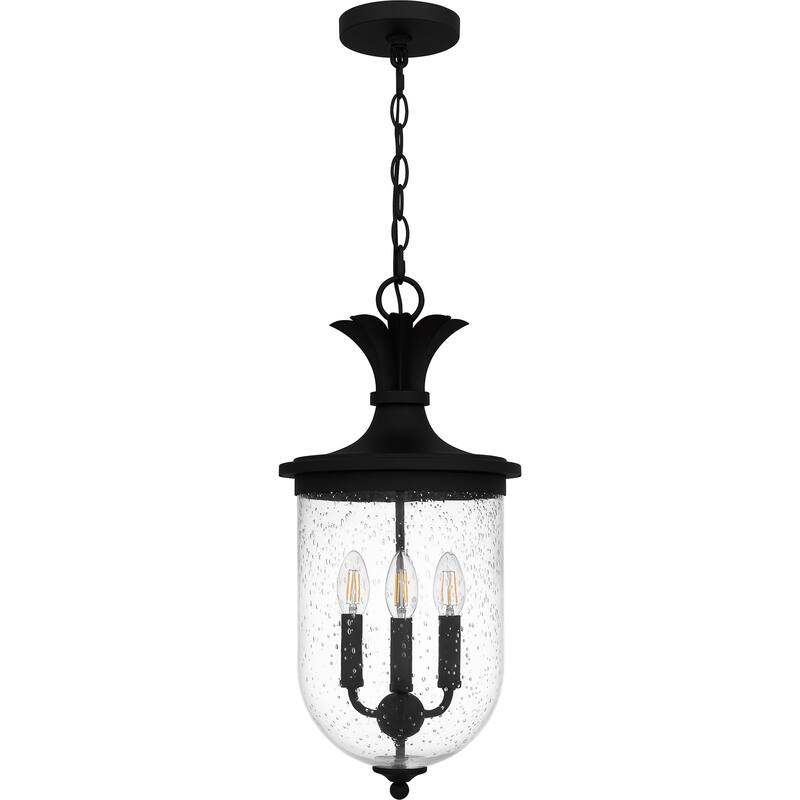 Havana 3-Light Earth Black Outdoor Hanging Lantern
