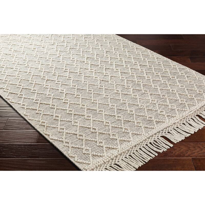 Livabliss Hebron Handmade Farmhouse Casual Wool & Jute Area Rug