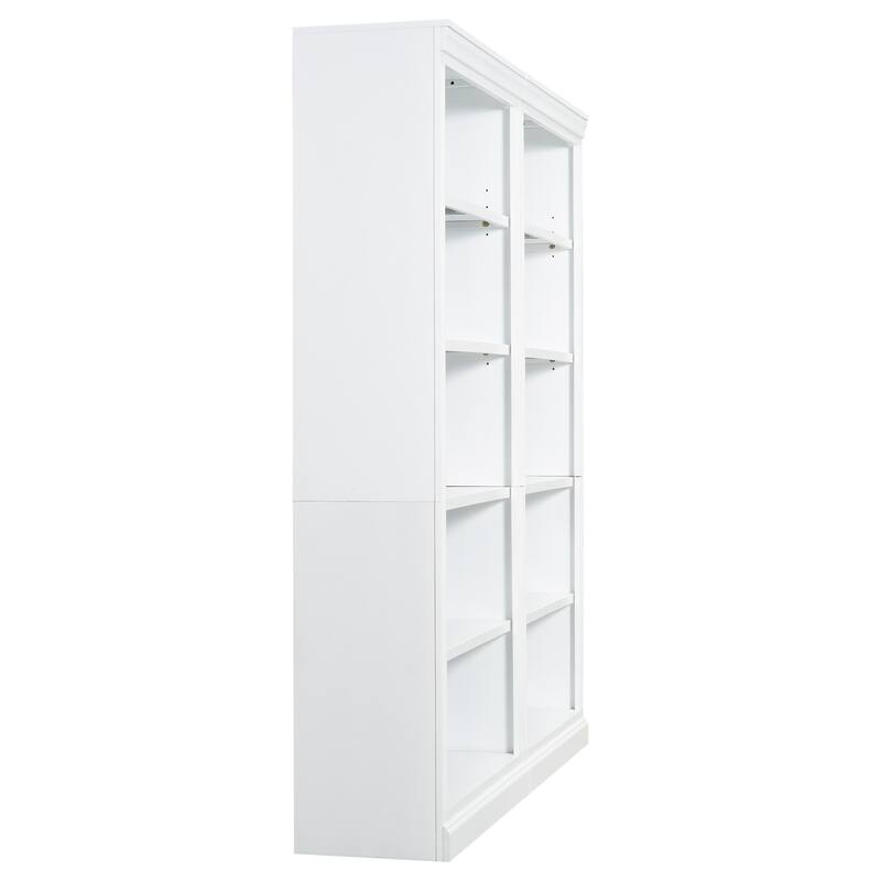5-Tier Home Decor Bookshelves Suite with Adjustable Shelves
