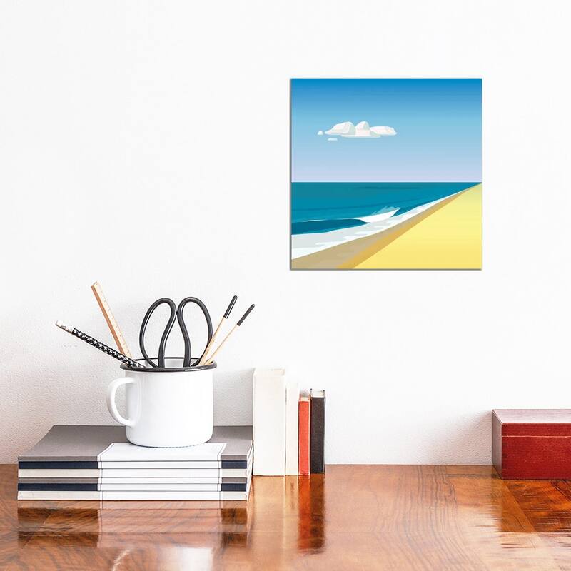 iCanvas "Rothko Beach" by Charles Harker Canvas Print - 12x12x1.5