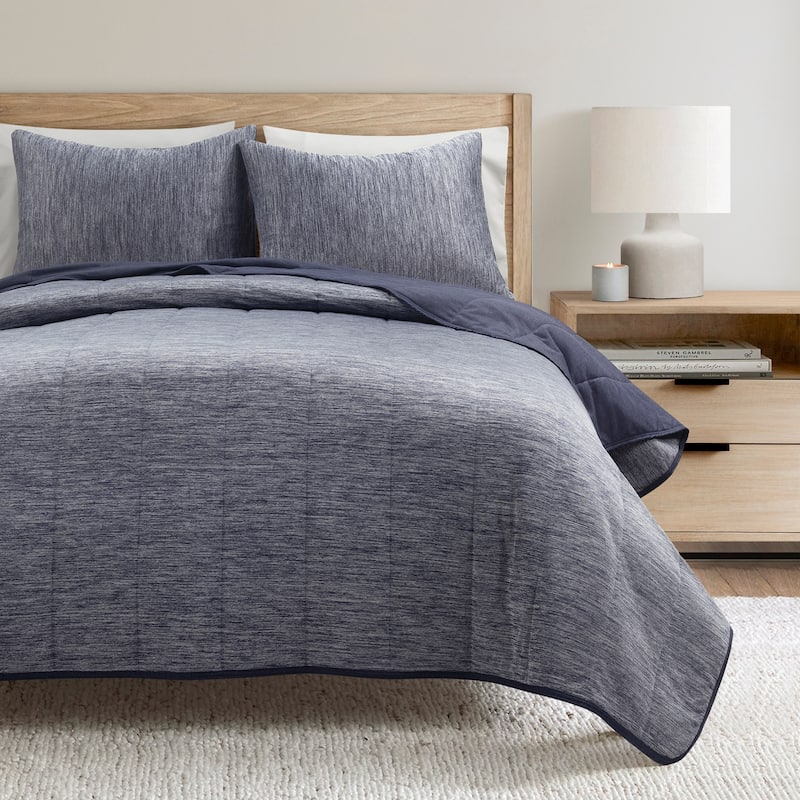 Lush Decor Cooling Reversible Quilted Blanket 3 Pieces Set