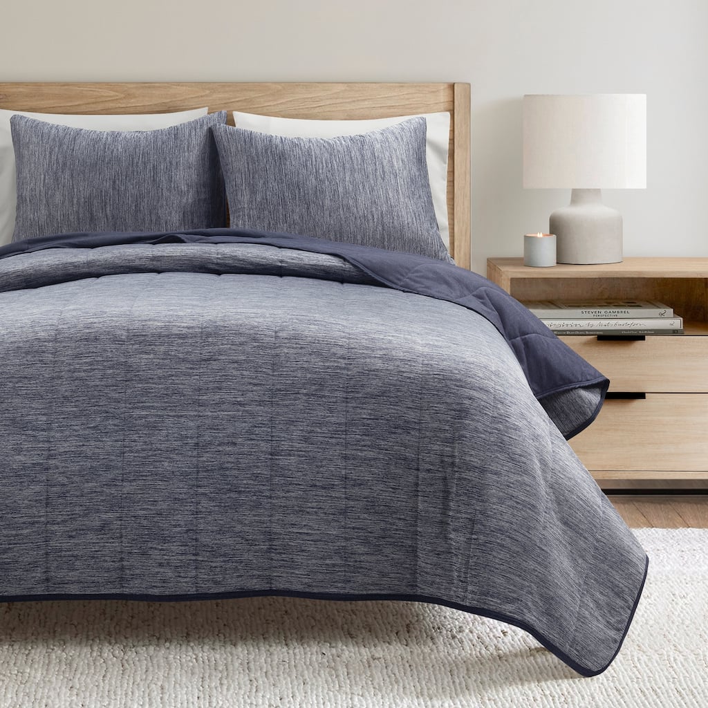 Lush Decor Cooling Reversible Quilted Blanket 3 Pieces Set
