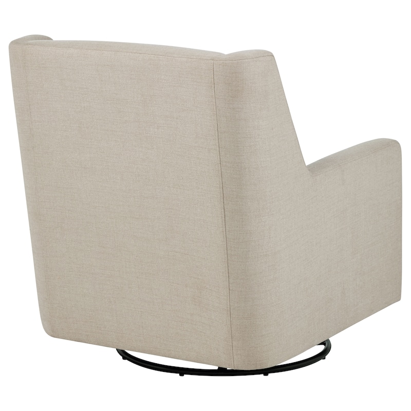 Sorrel Fabric Upholstered Swivel Glider Arm Chair Latte - 30.25" x 35.5" x 34"