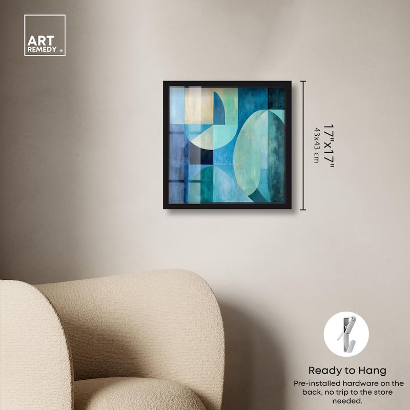 Color Blocks II Shadowbox by Art Remedy