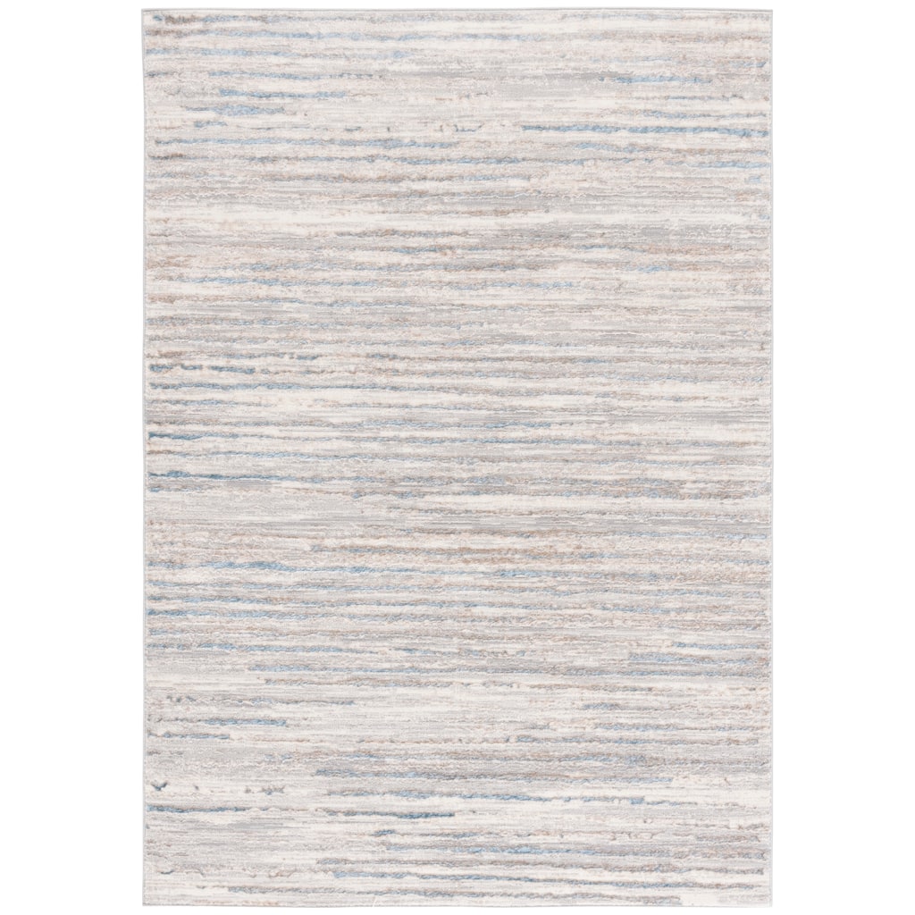 SAFAVIEH Martha Stewart Collection Imme Modern Rug - Grey/Blue - 5' 5" x 7' 7"