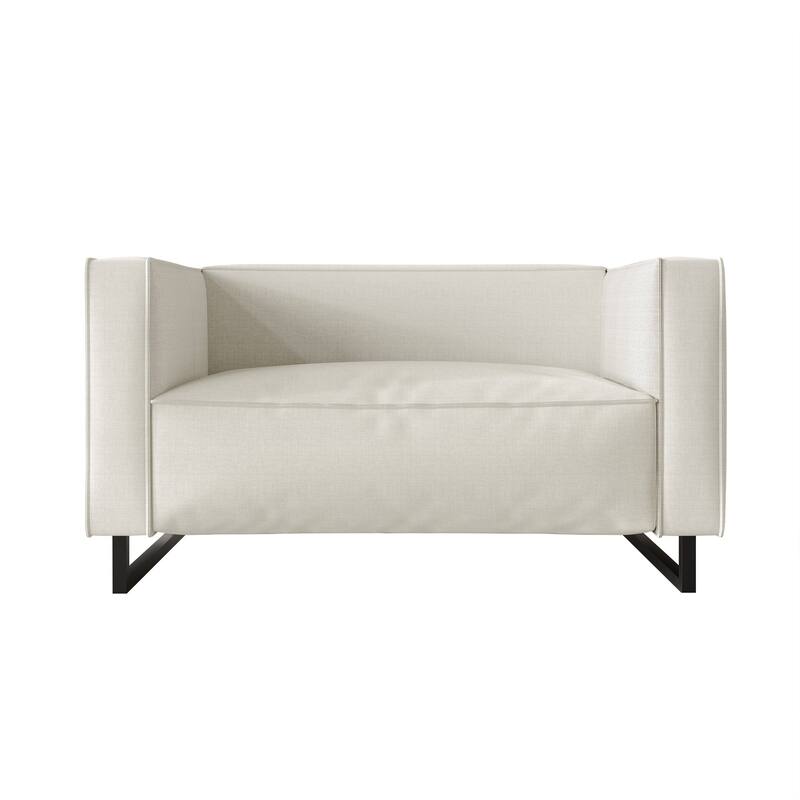 CraftPorch Mid Century Modern 2- Pieces Upholstered Living Room Set