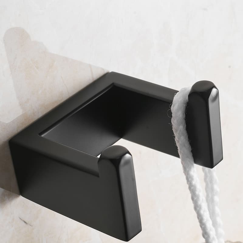 Wall Mount Bathroom Towel Hook in Brushed Nickel
