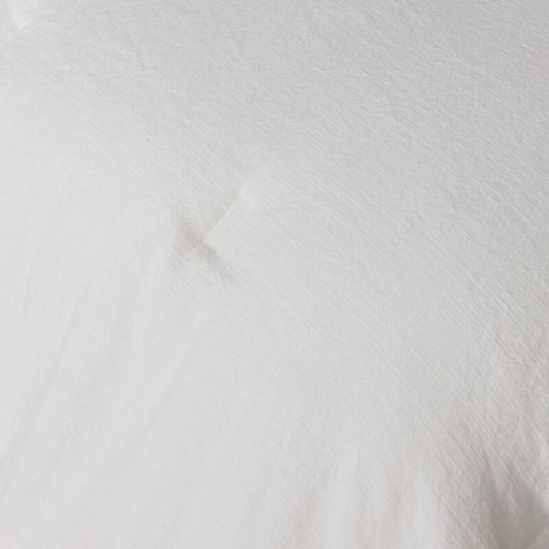 Villa by Classic Home Talia 3-Piece Linen Blend Fabric Comforter Set