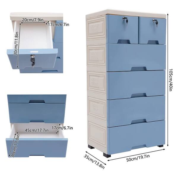 Plastic Drawers Dresser, Storage Cabinet with 6 Drawers,Closet Drawers Tall Dresser Organizer - Bed Bath & Beyond - 38233783 Plastic Drawers Dresser, Storage Cabinet with 6 Drawers,Closet Drawers Tall Dresser Organizer - Bed Bath & Beyond - 38233783