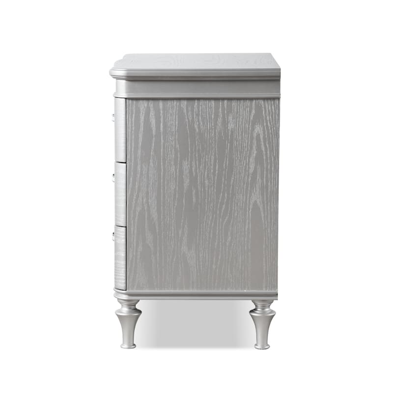 Furniture of America Seabliss Glam Solid Wood 3-Piece Bedroom Set
