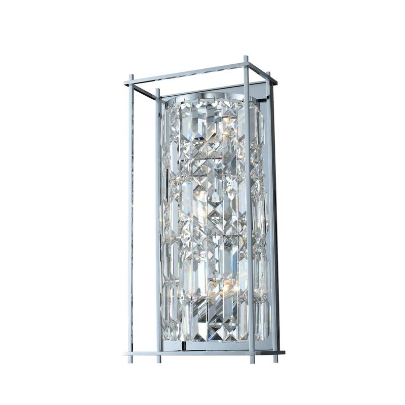 Allegri 036121-FR001 Joni 18" Tall Wall Sconce with Firenze Crystal