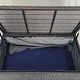 preview thumbnail 8 of 7, Outsunny Outdoor Wicker Storage Bench Deck Box, PE Rattan Patio Furniture Pool Storage Bin Container