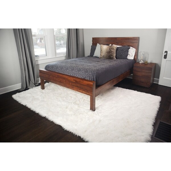 Walk on Me Rectangular Faux Sheepskin Area Rug