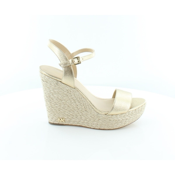 michael kors jill wedge gold