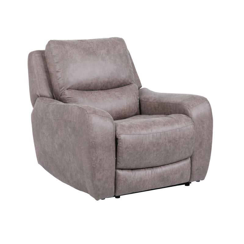 Furniture of America Evelio Modern 3-Piece Oversized Power Recline Sofa Set with USB Ports