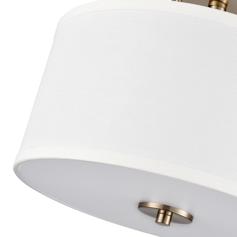Millennium Lighting 41102 Guyten 2 Light 13" Wide Semi-flush Drum