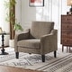 preview thumbnail 18 of 133, VINGLI Mid Century Modern Fabric Accent Chair Light Tan