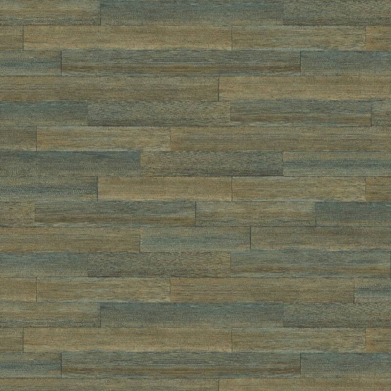 Seabrook Designs Husky Banana Embossed Vinyl Unpasted Wallpaper - 27 in. W x 27 ft. L - Natural Brown