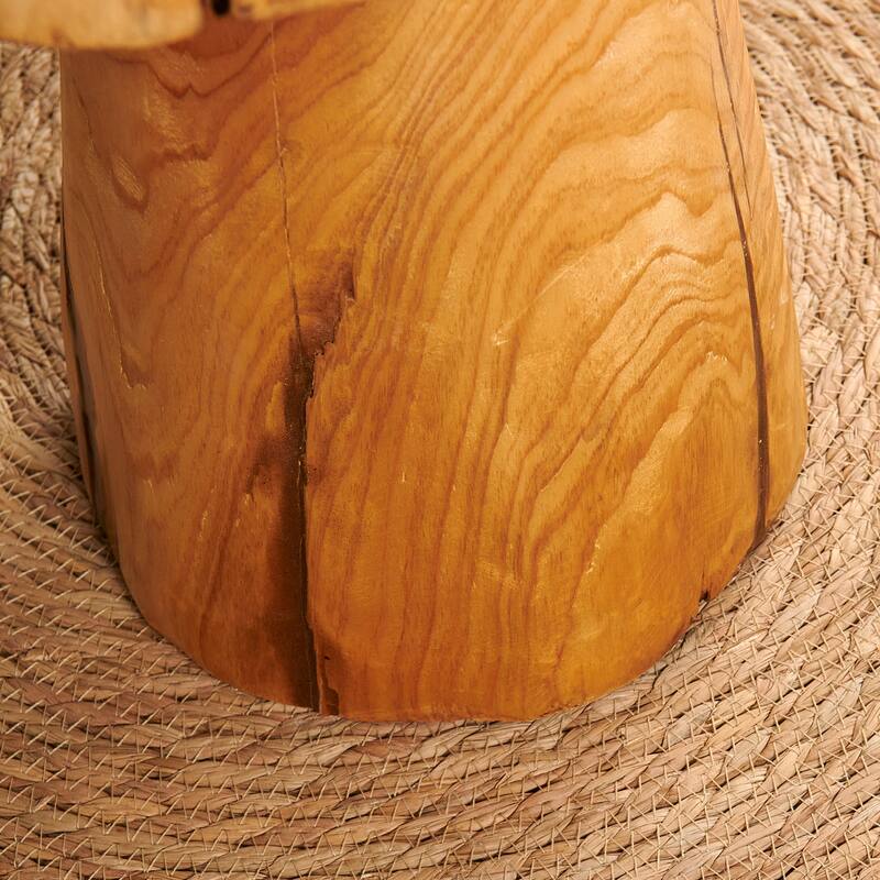 Greenage Cedar Roots Stump Mushroomn Natural Edge Side Table