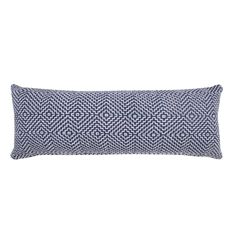 Sevita Diamond Delight Woven Geometric Throw Pillow