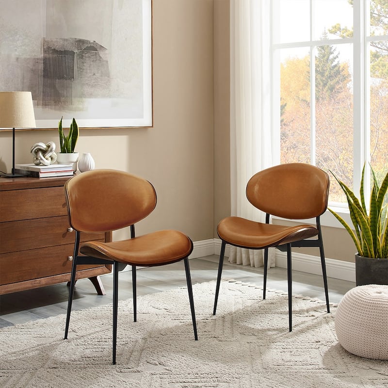 Art Leon Mid-century Modern Dining Chairs (Set of 2)