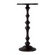 preview thumbnail 2 of 2, Passeo 10 in. W Round All Metal Pedestal Base End Table