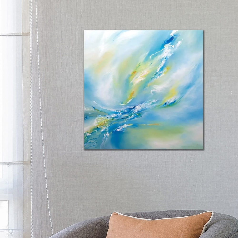 iCanvas "Blue Flush" by J.A Art Canvas Print