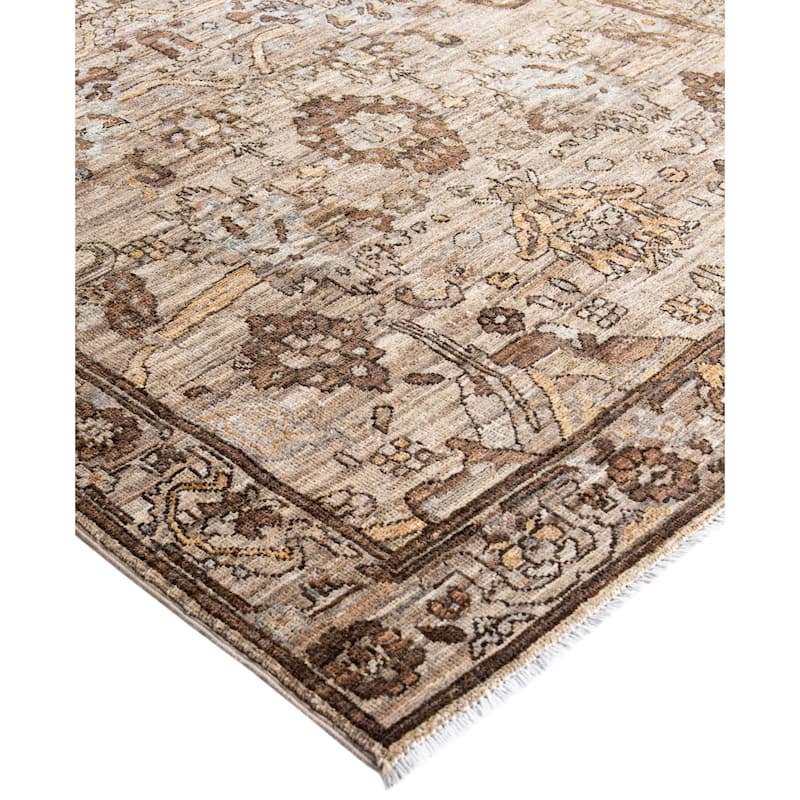 Serapi One-of-a-Kind Hand-Knotted Area Rug - Brown - 4' 0" x 5' 11"