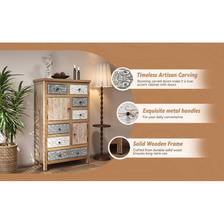 long dresser with doors 31.5'' Farmhouse 5 Drawer Dresser with Sliding Barn Doors, 48" Rustic Tall Dresser, Dresser Storage Organizer for Bedroom, Entryway, Oak Black