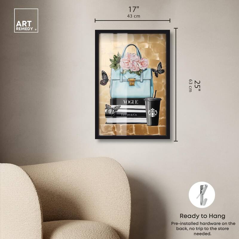 Golden Era of Glam Books Shadowbox by Art Remedy