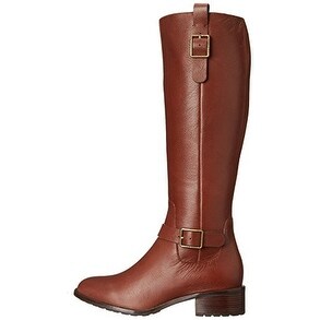Cole Haan Womens KENMARE Almond Toe Knee High Riding Boots