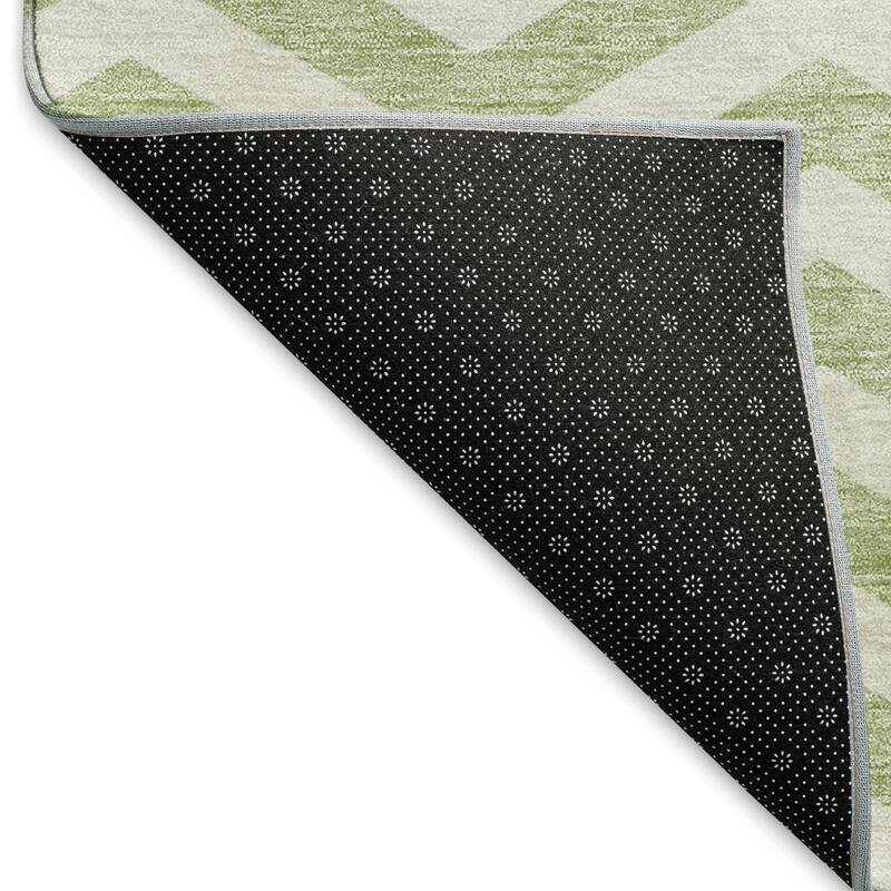 Premium Washable Super Soft Modern Chevron Mayfield Rug