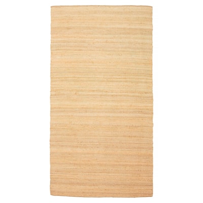 ECARPETGALLERY Flat-Weave Palas Denizli Tan Jute Kilim - 4'5 x 8'10