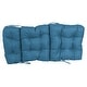 preview thumbnail 49 of 61, Multi-section Tufted Outdoor Seat/Back Chair Cushion (Multiple Sizes)