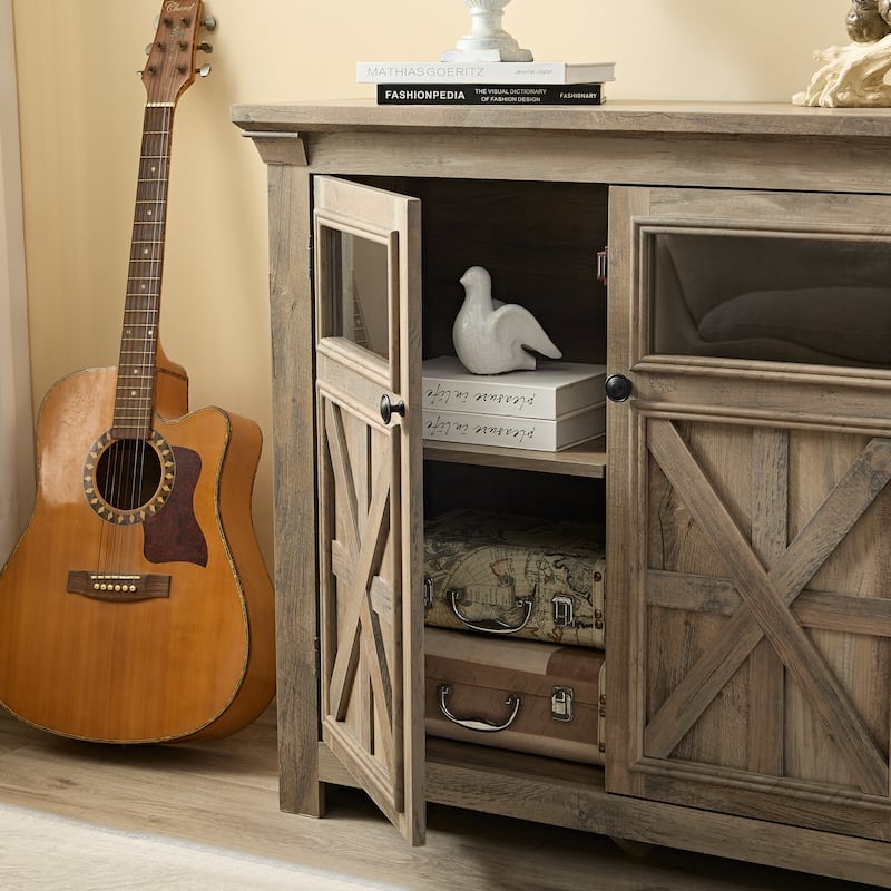 2 Doors Cabinet Large Buffet Sideboard Cabinet, Bar Wine Cabinet,Buffet Cabinet Table Coffee Bar Wine Bar Storage Cabinet