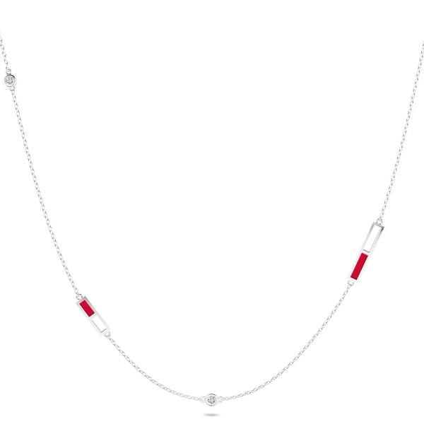 Shop Arsenal Fc Sterling Silver Diamond Engraved Diamond 5 Station