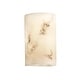 preview thumbnail 2 of 0, Porch & Den Hornecker Faux Alabaster Shade 2-light Small Cylinder Wall Sconce