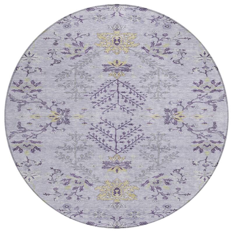HomeRoots Floral Transitional Rectangle Outdoor Rug