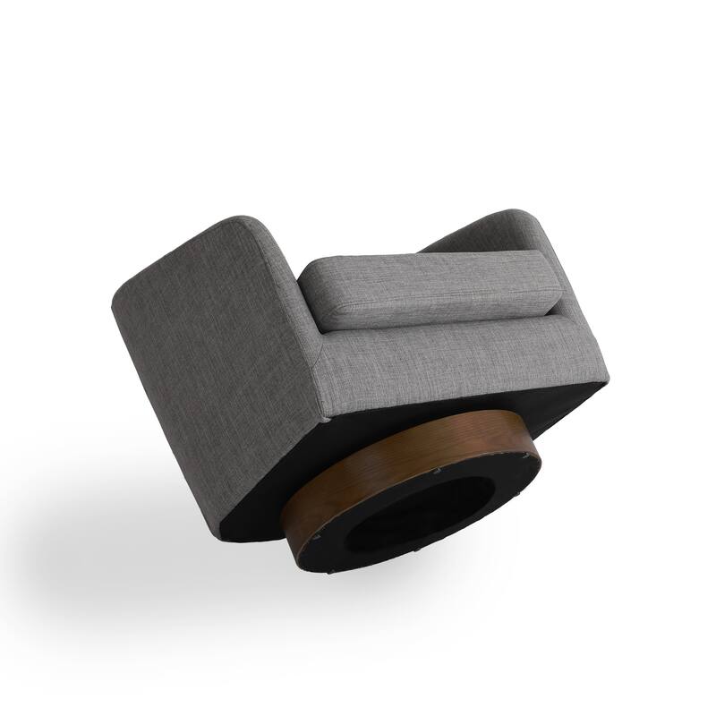 Modern 360°Swivel Barrel Chair