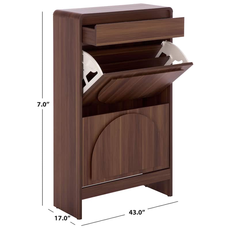 SAFAVIEH Home Willam Shoe Rack - 9"W x 24"D x 41"H