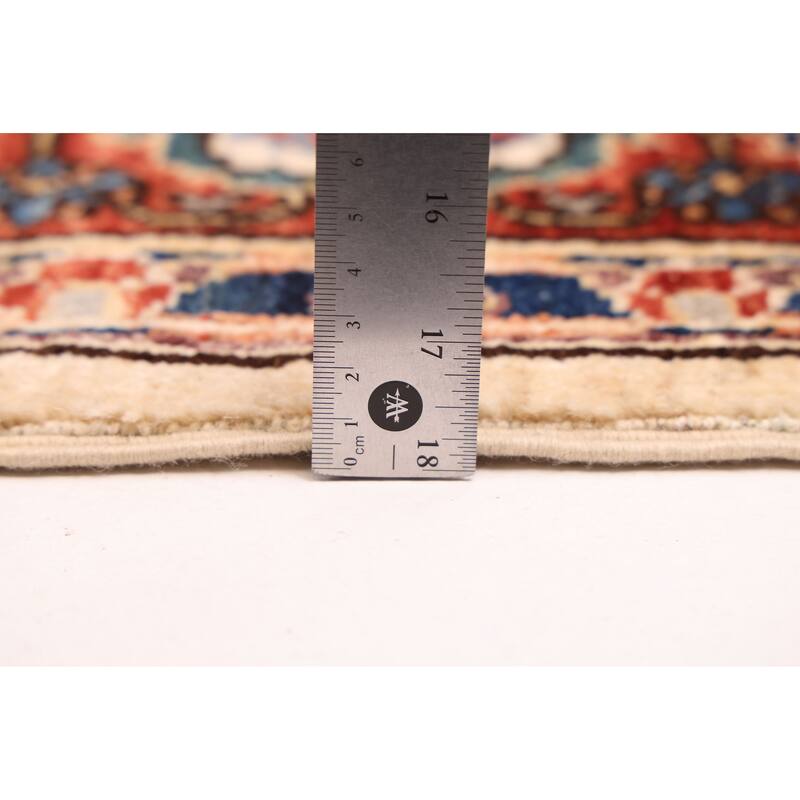 ECARPETGALLERY Hand-knotted Aryana Ivory Wool Rug - 6'0 x 7'10