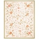 preview thumbnail 102 of 104, SAFAVIEH Handmade Chelsea Alexandr Floral French Country Wool Rug